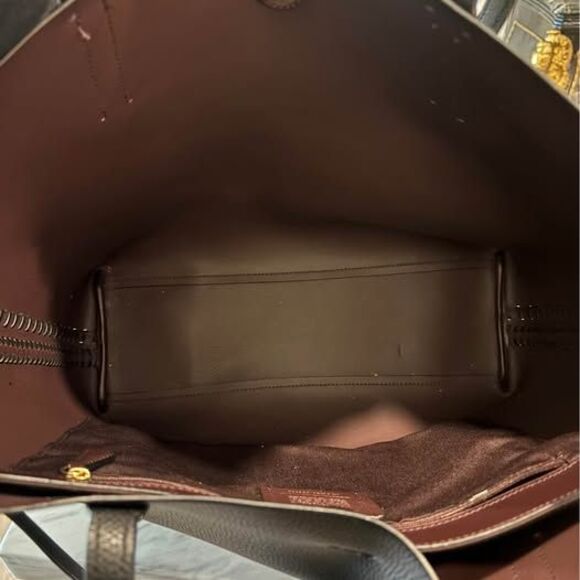 New Coach Chelsea Champlain Skeleton Horse Carriage Leather Tote - Picture 8 of 10